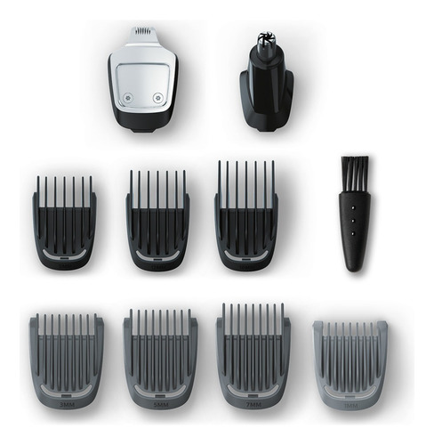 Recortadora Multiproposito Todo En 1 Philips Mg3750/10 Color Negro