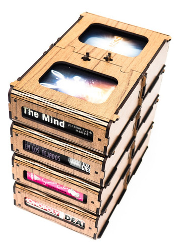 1x Caja Para Juego De Cartas Toma 6 Con Protector/fundas