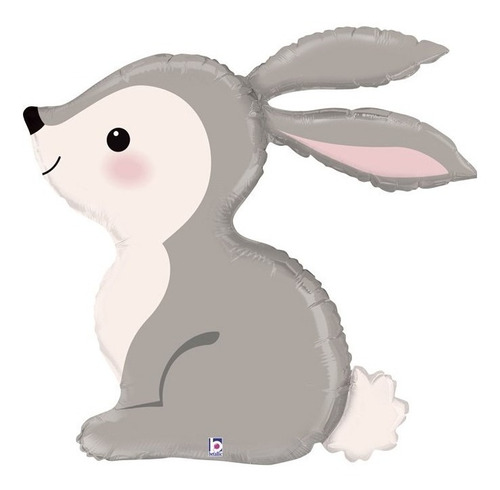 Globo Conejo Rabbit Baby Shower Bebe Animal Bosque Helio