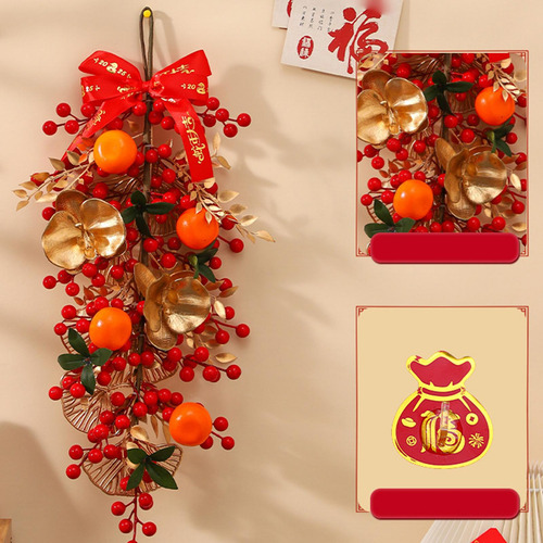 Decoración De Año Nuevo Chino 2025, Corona Estilo A