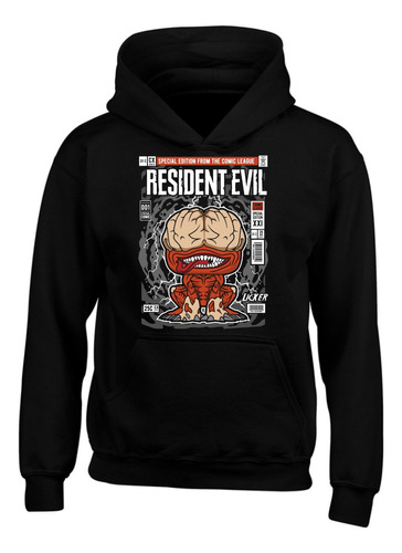 Buzo Capota Resident Evil Mon Versión Comic Saco Hoodie Buso