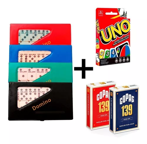 Kit Combo 3 Uno Jogo De Cartas Copag Original Baralho D Mesa