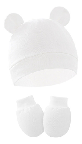 Set De Gorro Y Guantes Para Niño Y Niña De 0 A 6 M, Transpir