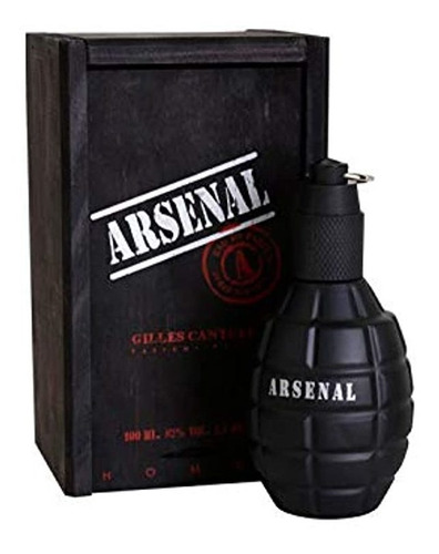 Arsenal Black Por Gilles Cantuel Para Hombres Eau De Parfum