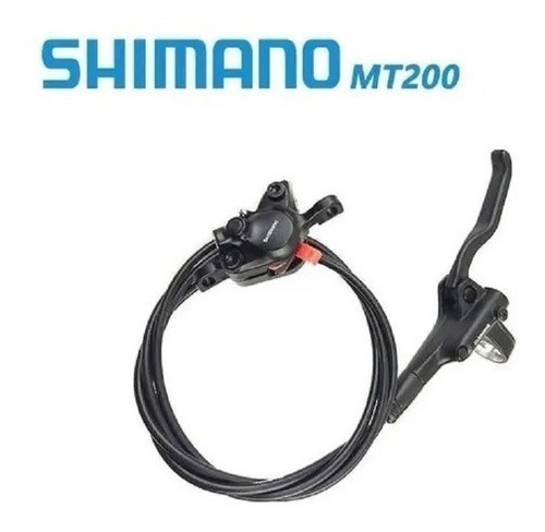 Imagem 2 de 4 de Freio A Disco Hidráulico Shimano Mt200 Par Dianteir Traseiro