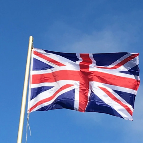 Bandera Reino Unido, 1,5 M X 90 Cm, Exterior Colgante Gran B