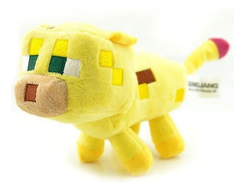 Peluche Ocelot Plush Toys, 24 Cm, Amarillo, Game Mc, Gato Oc