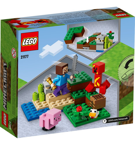 Imagen 3 de 7 de Lego® Minecraft La Emboscada Del Creeper