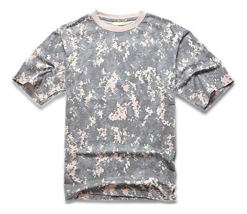 Camisa Militar De Manga Corta Para Hombre, Camiseta De Camuf