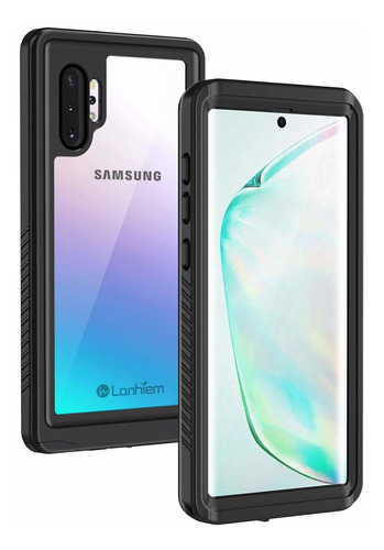 Funda Lanhiem Galaxy Note 10+ Plus, Protector De Pantalla In