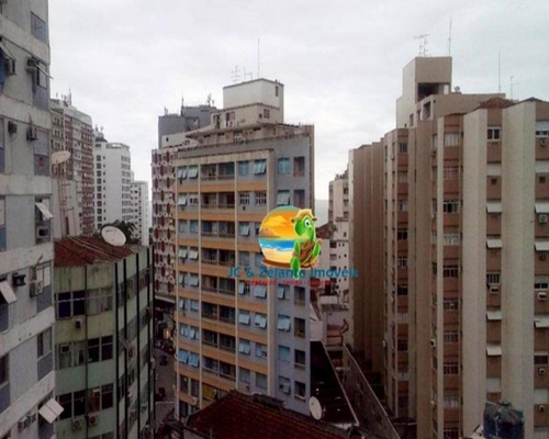 Imagem 2 de 30 de Apartamento Santos - Gonzaga - Go707 - 32392889