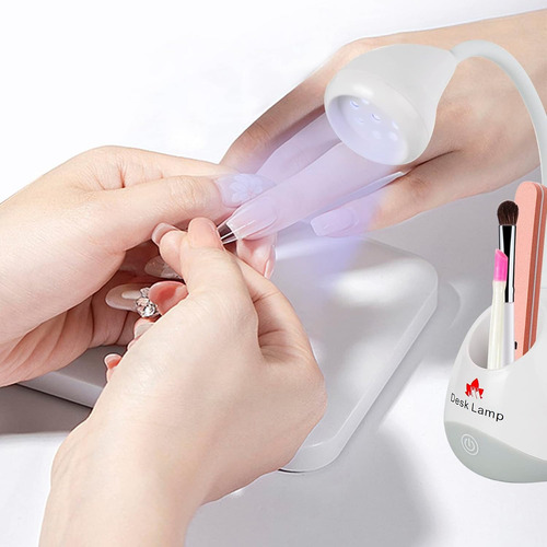 Uv Led Lámpara De Uñas 360° Giratorio Mini Secador De Uñas