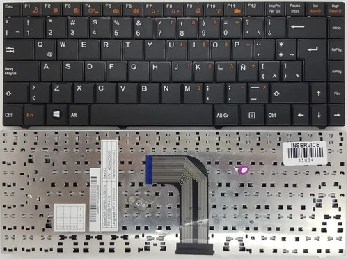 Teclado Bgh A400 Exo Mb40 Ken Brown Pcm10 Mp-09p86la-3602