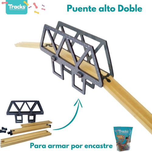 Imagen 1 de 10 de Tracks Puente Alto Doble Compatible Con Todos 