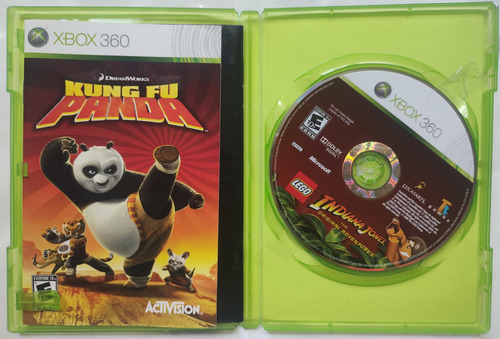 Lego Indiana Jones Y Kung Fu Panda Original Xbox 360 (Usado)