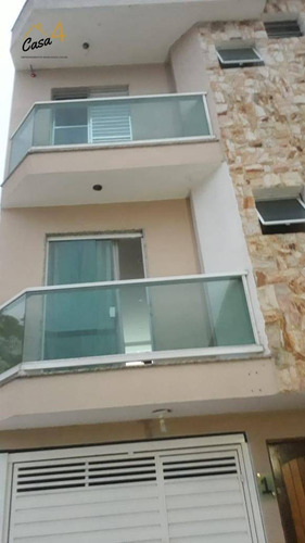 Imagem 6 de 30 de Sobrado Com 2 Dormitórios Sendo 2 Suítes E 2 Vagas Cobertas A Venda Com 100 M² Por R$ 415.000,00 - Vila Carmosina - São Paulo/sp - So0494