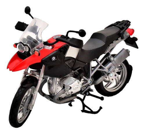 Bmw R 1200 Gs - Roja Y Plata - Moto New Ray 1/12