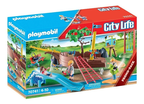Blocos De Montar Playmobilcity Life Playmobil 73 Peças Em Caixa
