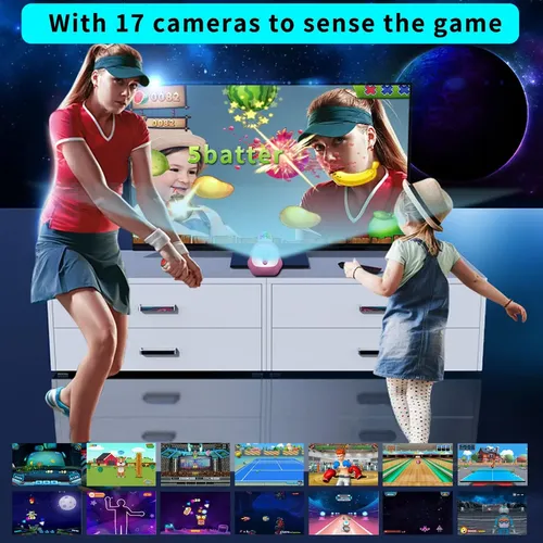 LEO WAY Tapete de Baile, Dos o un Solo Usuario con Empuñadura Inalámbrica, Tapete de Baile HDMI para TV con Cámara HD, Tapete de Baile Antideslizante para niños y Adultos (Negro LEO WAY Tapete de Baile, Dos o un Solo Usuario con Empuñadura Inalámbrica, Tapete de Baile HDMI para TV con Cámara HD, Tapete de Baile Antideslizante para niños y Adultos (Negro