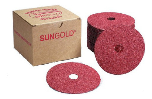 Sungold Abrasives 17202 Disco De Fibra De Óxido De Aluminio