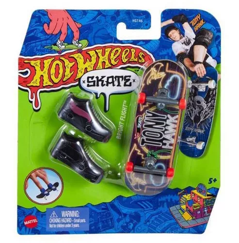 Hot Wheels Skate Dedo Tony Hawk Bright Flight Gnarly Neon 23