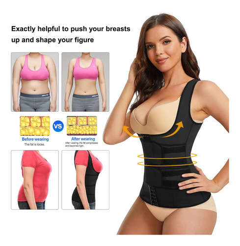 Zh Chaleco De Entrenamiento De Cintura Para Mujer, Corsé,