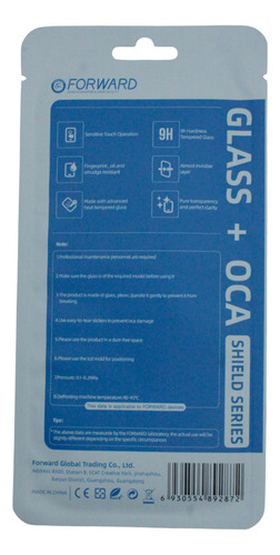 Glass Plano Forward Con Oca Compatible Con Huawei