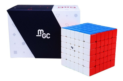 Cubo Mágico 6x6x6 Yj Mgc Magnético Profissional Colorido