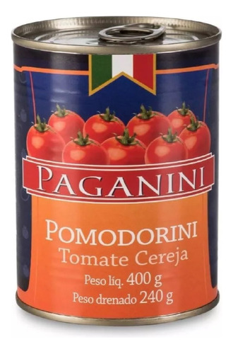 Pomodorini Tomate Cereja Paganini 400g