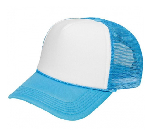 Gorra Para Sublimar Tipo Trucker En Color Frente Blanco 40pz