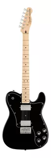 Guitarra elétrica Squier by Fender Affinity Series Telecaster Deluxe de choupo black brilhante com diapasão de bordo