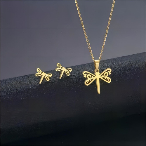 T 15 Sets Juego Collar Y Aretes De Acero Inoxidable Mayoreo