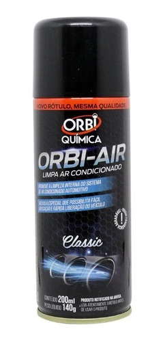 Higienizador Ar Condicionando Spray Orbi Química