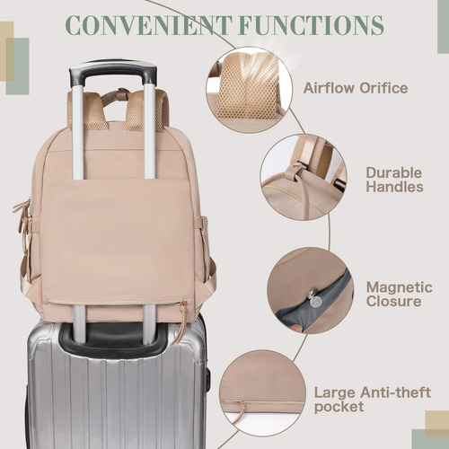 Mochila Para Pañales Ilcolpo, Acolchada, Impermeable, Con Ca
