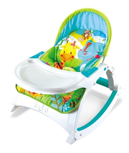 Silla Mecedora Musical Vibradora Plegable Posiciones