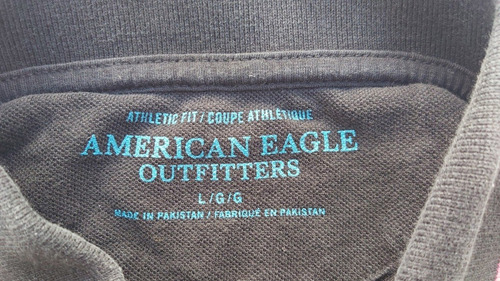 Chomba American Eagle Talle L Mangas Cortas Made In Pakistan
