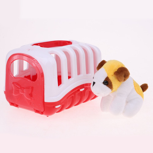Imagen 2 de 8 de Juguete Pretender Niños Miniatura Jáula De Mascota Con