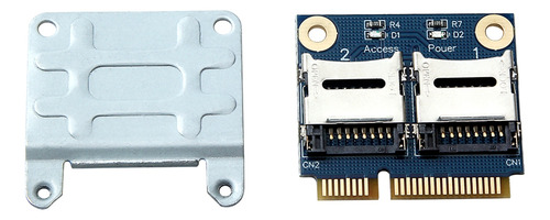 Adaptador Pci-e 2 Ssd Hdd Para Laptop Dual Micro- Sd Sdhc S