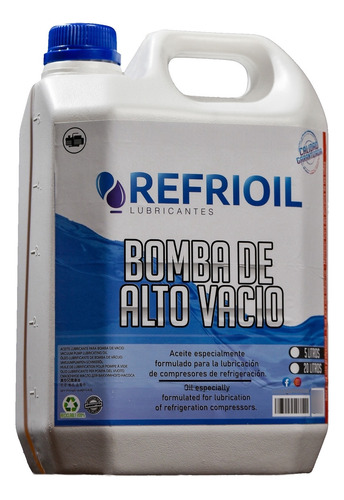 Aceite Para Bomba De Vacío X 5l Refrigeración 