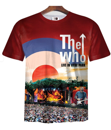 Remera Zt-0473 - The Who Live In Hyde Park