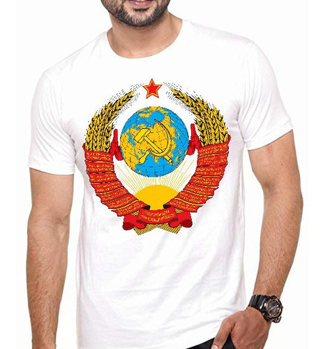 Playera Camiseta Logo Nuevo Colores Union Sovietica Moda