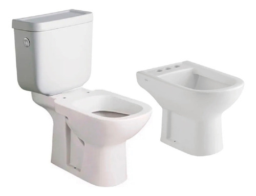 Juego Sanitario Ferrum Bari Inodoro Tapa Asiento Bidet 3a