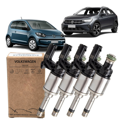 Kit 4 Bicos Injetores Volkswagen Jetta 1.4 2014 0261500716