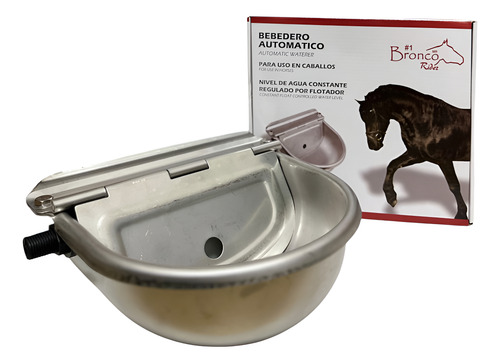 Bebedero Automatico Bronco Rider De Acero Para Caballos