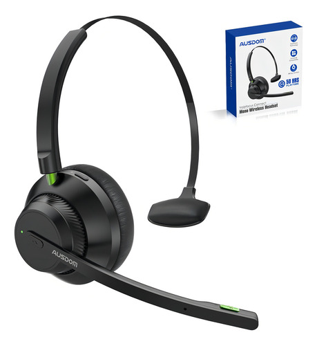 Auriculares Ausdom A2301nu manos libres con bluetooth color negro