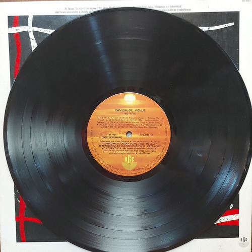 Imagem 5 de 6 de Vinil Lp Camisa De Vênus Ao Vivo