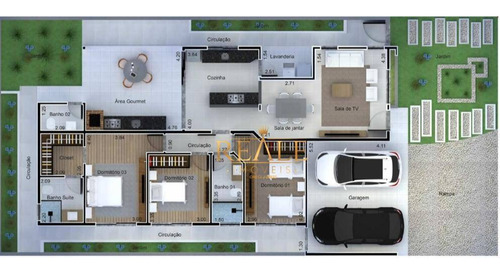 Imagem 22 de 30 de Casa Com 3 Dormitórios À Venda, 180 M² Por R$ 1.459.850,00 - Condomínio Terras De São Francisco - Vinhedo/sp - Ca1312