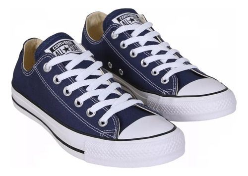 Zapatos Compatible Converse All Star Azul Marino 36 Al 45 