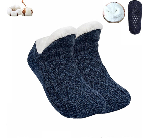 V-mouth Fluffy Slipper Socks Indoor Non-slip Thermal Socks