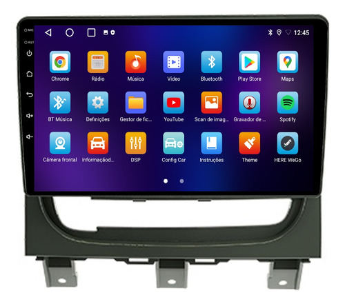Multimidia Palio 13/19 9p Android 14 Carplay 4gb 64gb